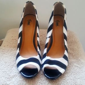 Fiona Stripe heels
